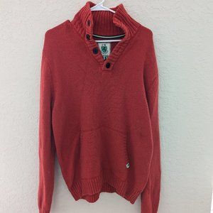 Club Room Vintage Collared Chunky Knit Sweater Sweatshirt Size XL